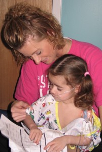 filling out pre-op paperwork for Dr. Huddleston for Jenny. (Do you think he'll like it?)